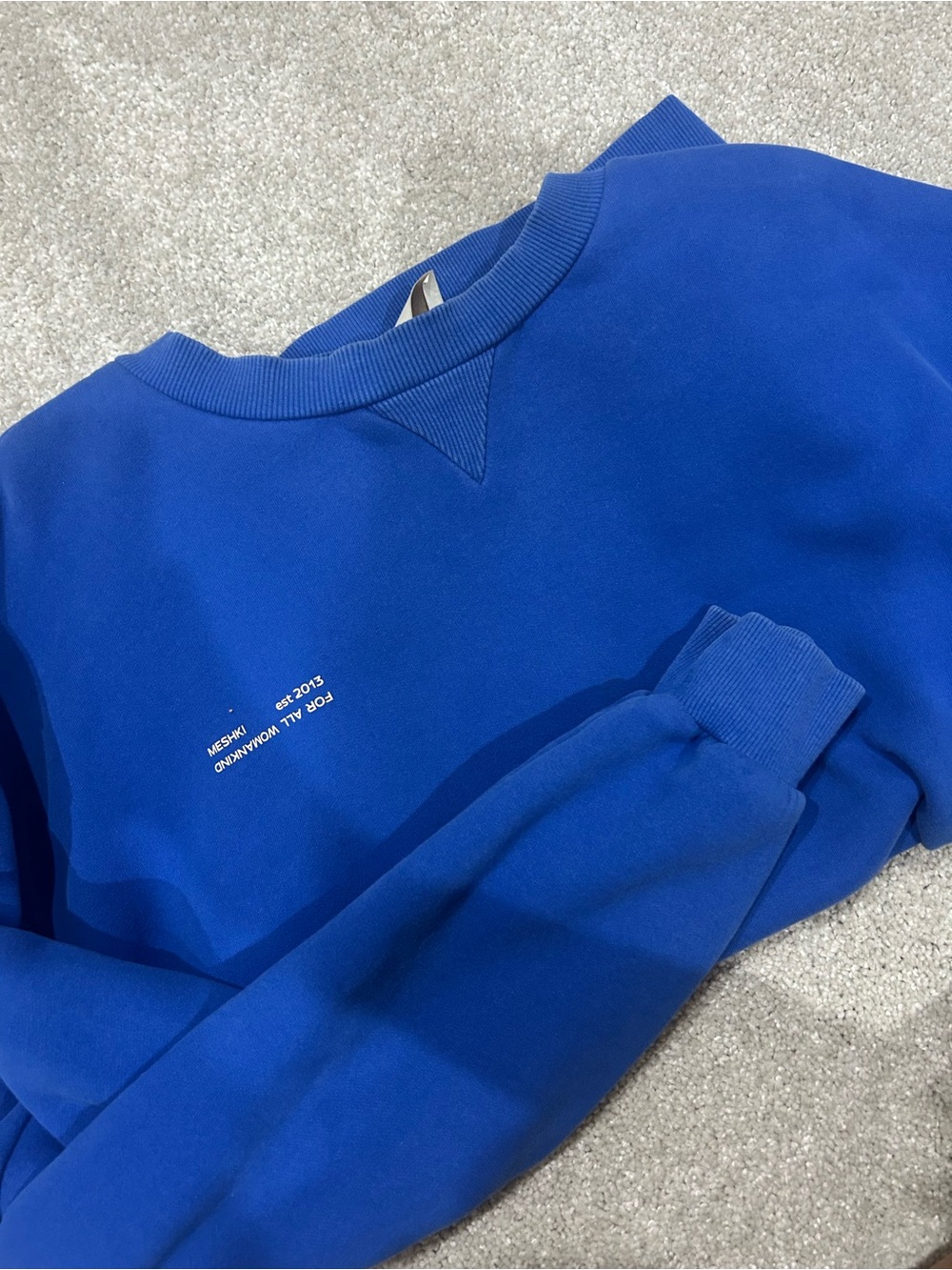 Meshki Royal Blue Crewneck